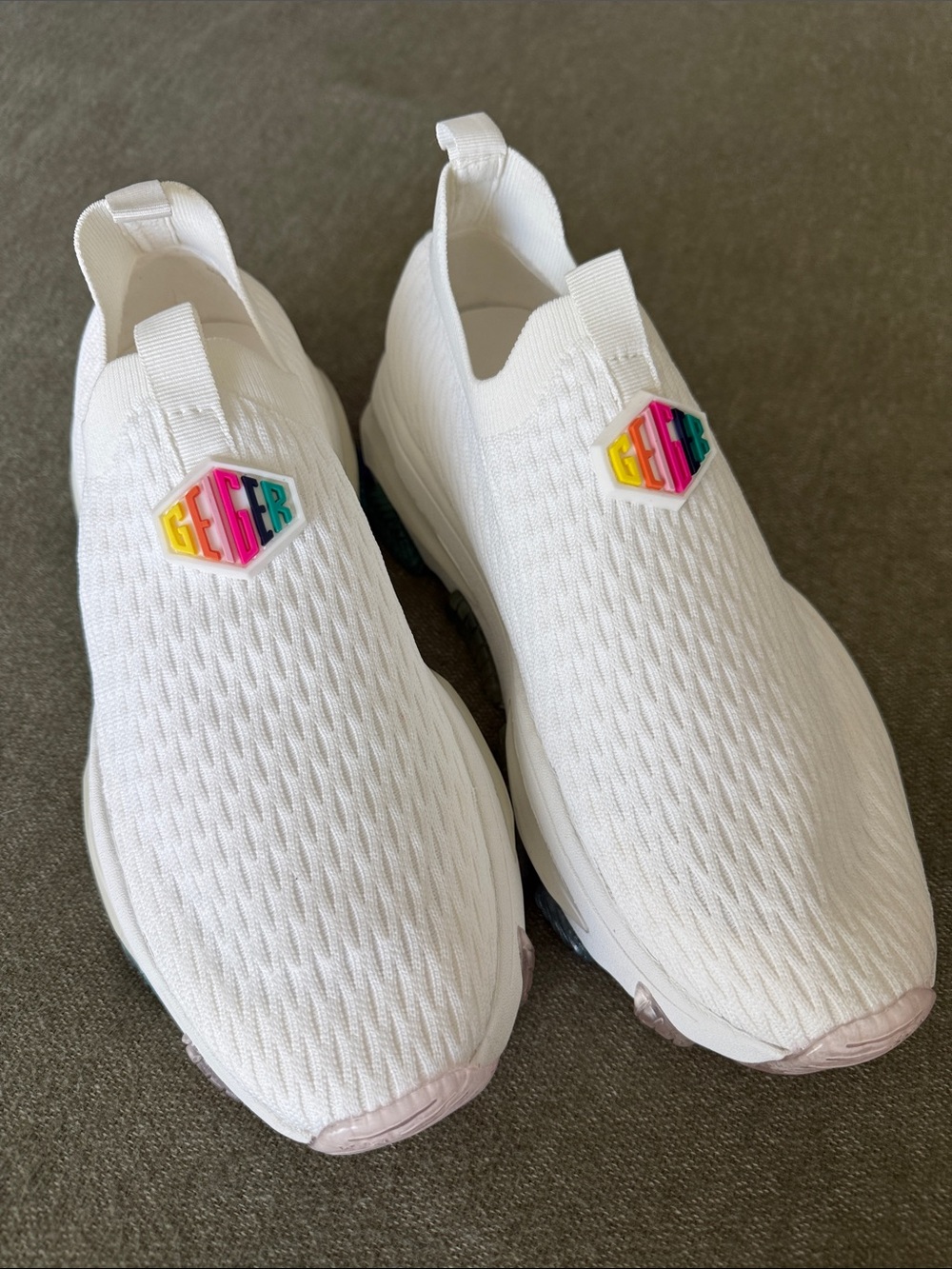 Kurt Geiger London White Knit Sneakers Eu 40